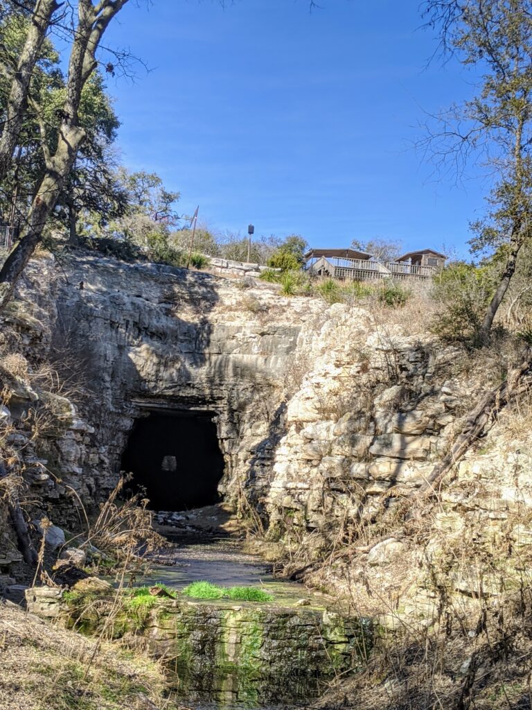 Old Tunnel State Park in Fredericksburg Bat Tunnel