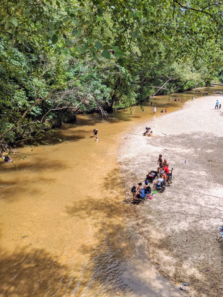 Lake Houston Wilderness Park Swimming in Houston at Peach creek