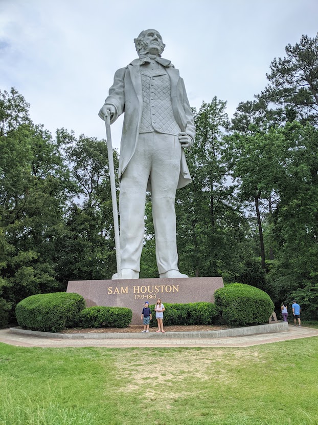 Giant statue of Sam Houston