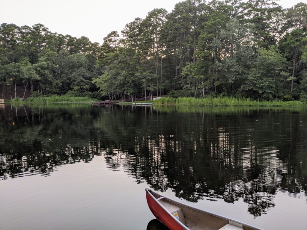 Holly Lake Ranch lakefront vacation rental in North Texas with kayak