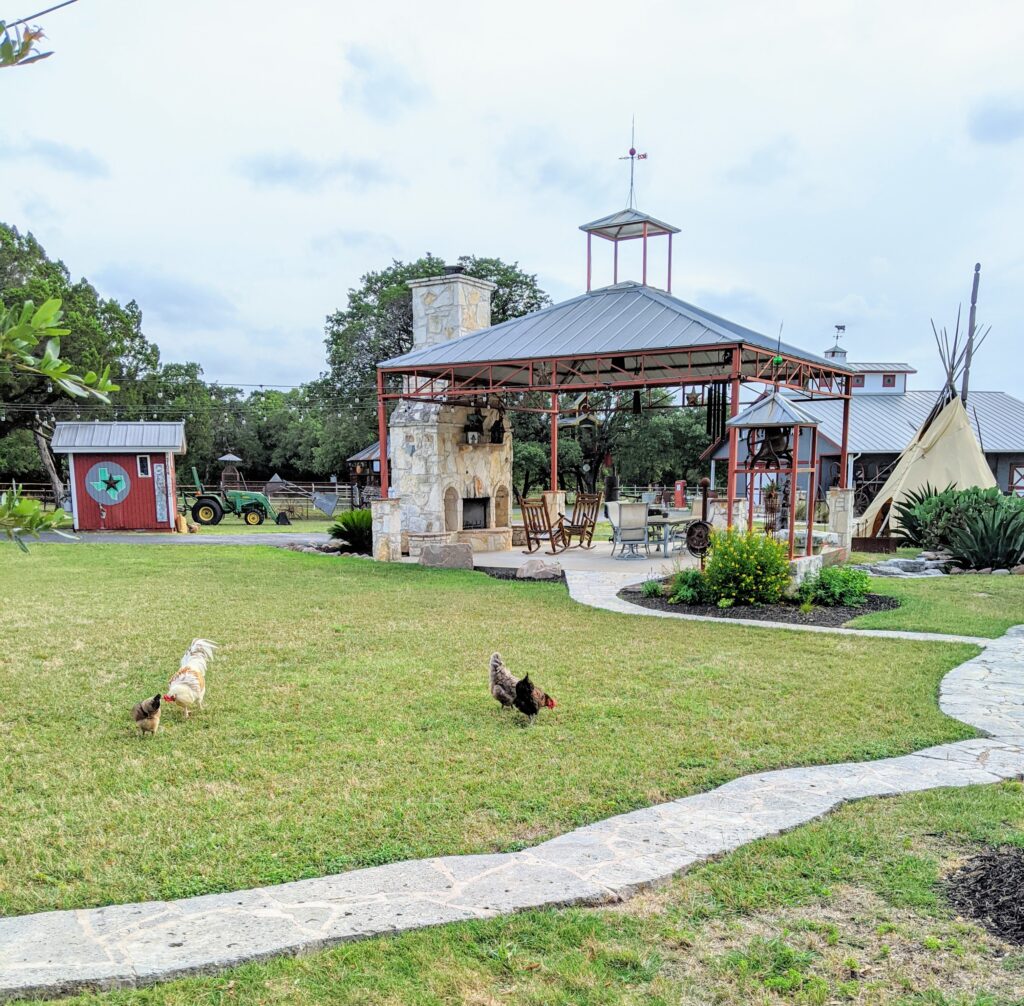 property at texas hill country airbnb