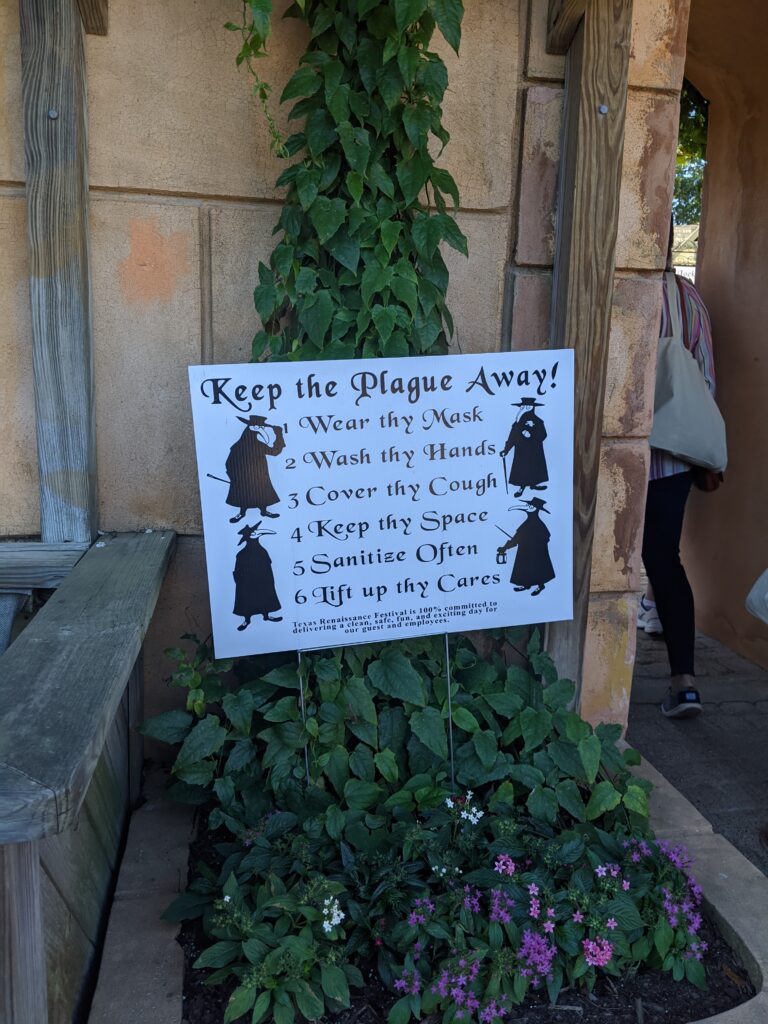 Texas Renaissance Festival Safety Precautions