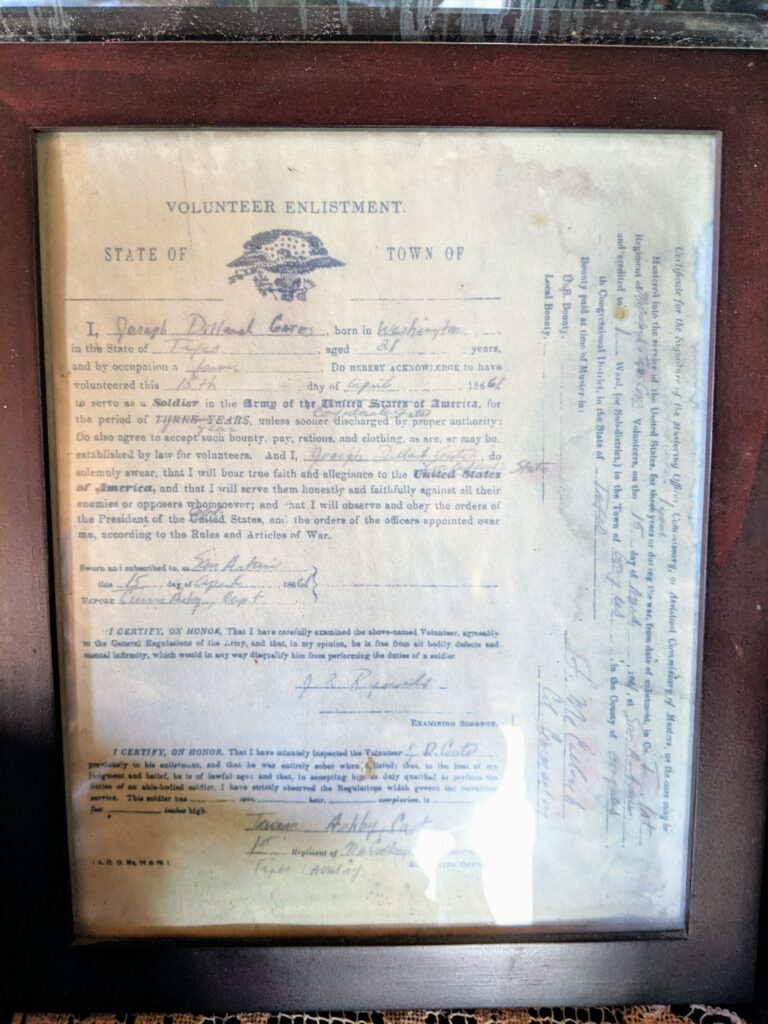 Gonzales Pioneer Village Living History Center Enlistment Papers - Top Things To Do In Gonzales