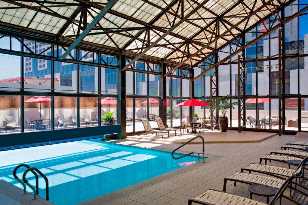 San Antonio Marriott Riverwalk Indoor Outdoor Pool
