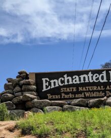 Enchanted Rock State Natural Area Sign