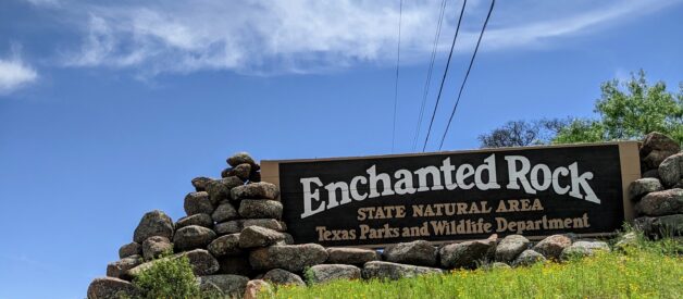 Enchanted Rock State Natural Area Sign