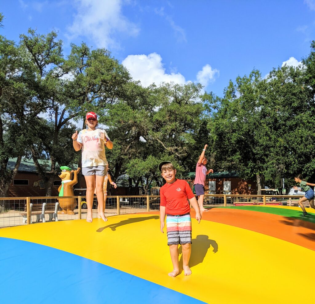 Jumping Pillow at Jellystone Park Waller