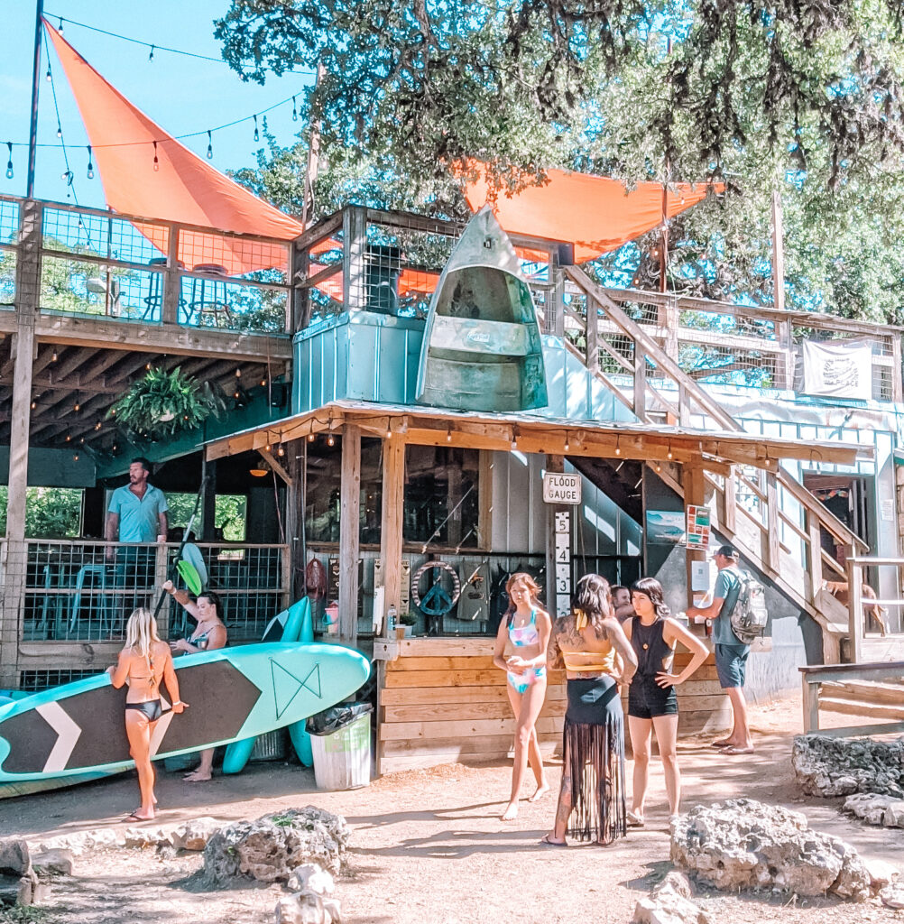 The bar at the Lodge at Cypress Falls