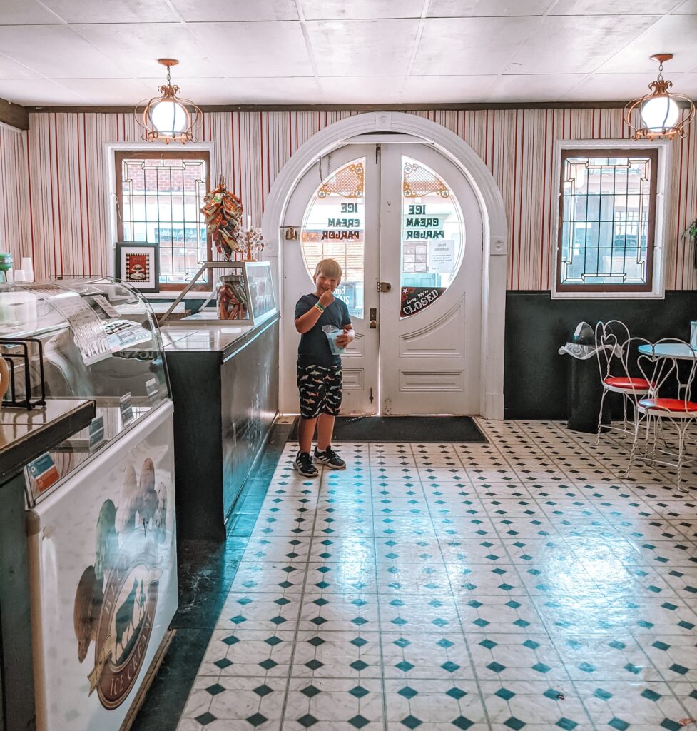 Ice Cream Parlor at Pioneer Town in Wimberley