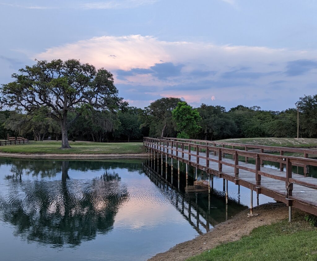 Lake at Splashway Waterpark & Campground