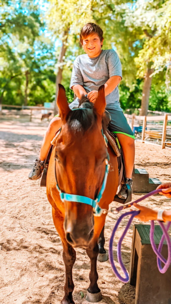 Pony rides at Sweet Eats Farm - Things to do in Georgetown TX