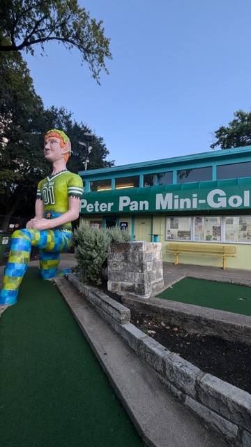 Things to do in Austin - Peter Pan Mini Golf