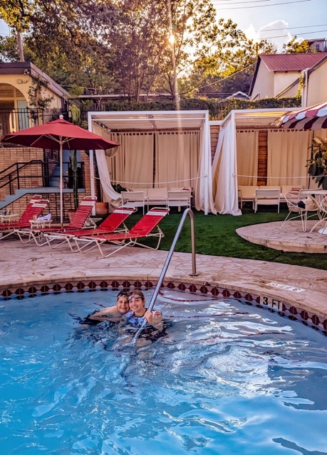 The Pool at Austin Motel