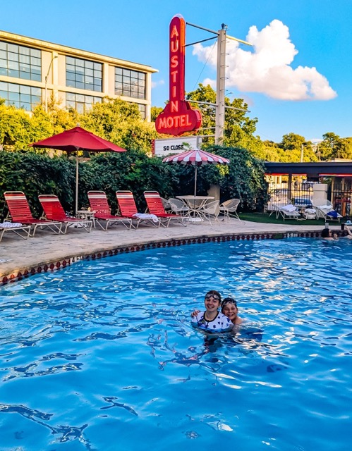 The Pool at Austin Motel