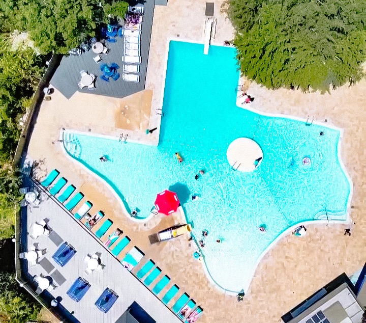 The Texas Pool - Texas Shaped Pool - Fun things to do in Plano