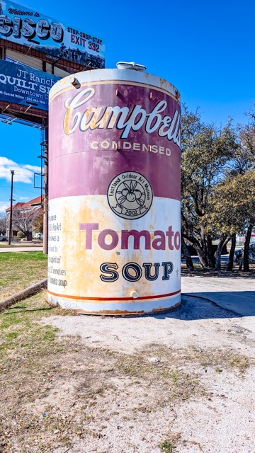 Giant Soup Can - Texas roadside photo opps