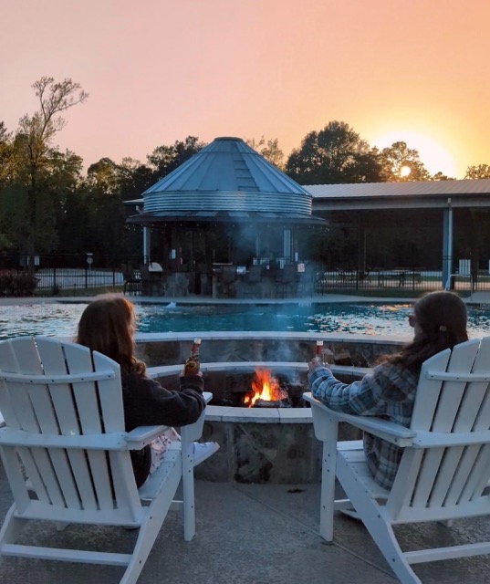 East Texas Glamping Resort - Two Creeks Crossing 8 Two Creeks Crossing Resort Fire pit- Livingston, TX
