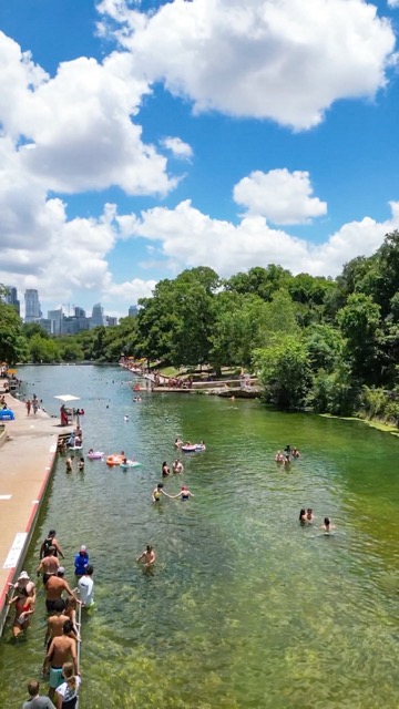 Barton Springs in Zilker Park, Austin