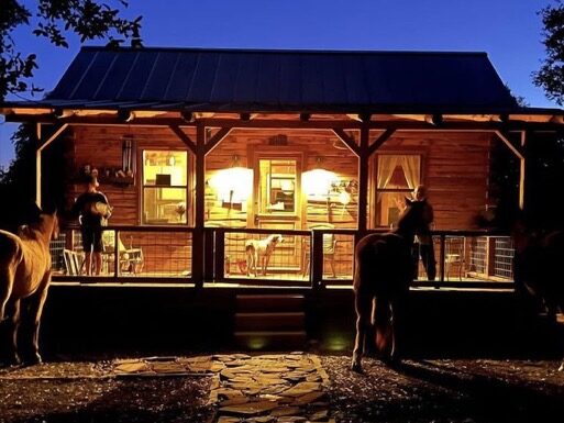 Secluded cabin near Colorado Bend State Park
